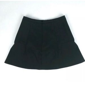 J Crew Factory Black Flared A-Line Mini Skirt